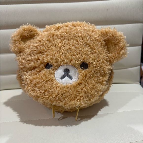 Cute San-X Rilakkuma Bear Plush Cosmetic Toiletry Bag - Picture 5 of 5